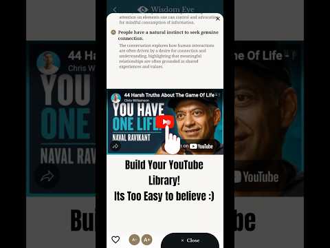 Wisdom Eye - YouTube Ai Notes