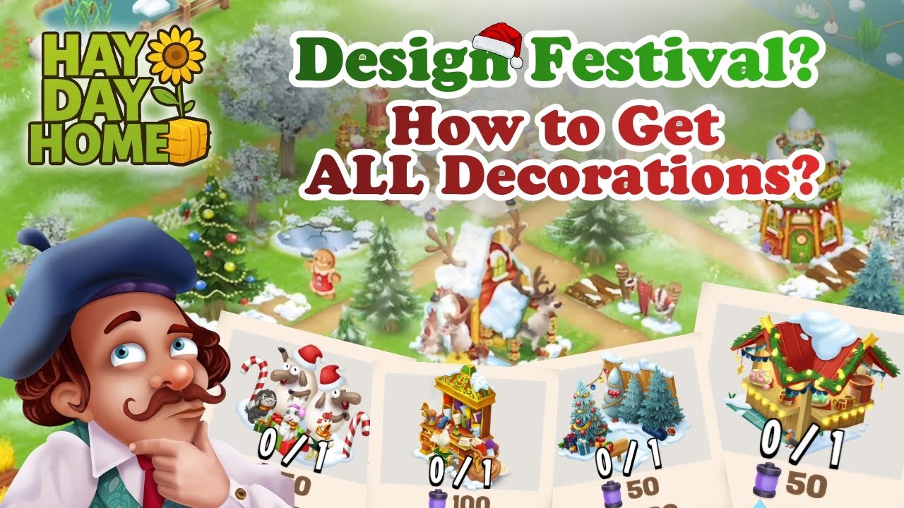 Design Festival – How to Get ALL Required Decorations | Hay Day #HayDay #DesignFestival #HayDayHome