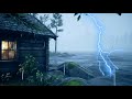 Sleep Instantly With Heavy Rain Sounds ️ Thunderstorm Audio Proven To Help You Relax
