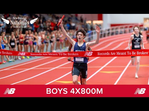 Boys 4x800m Relay - New Balance Nationals Indoor 2024