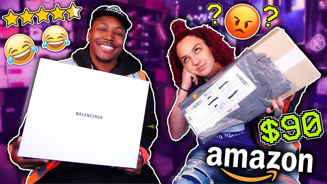 I Bought BALENCIAGA SNEAKERS For $90 On AMAZON And This is What Happened...(FAKE VS. REAL & A PRANK)