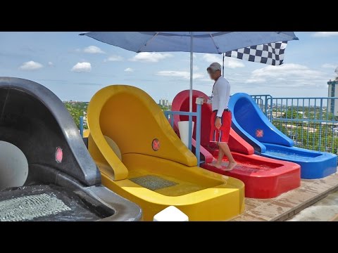 Wet 'n Wild Orlando - Aqua Drag Racer | Head-first Mat Slide Onride POV