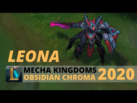 Mecha kingdoms Leona Obsidian Chroma 2020 - League Of Legends