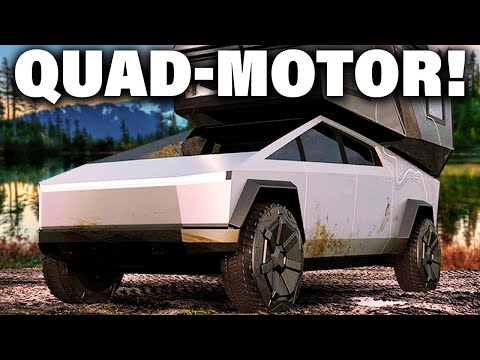 FINALLY! Tesla Starts Production of the Quad-Motor CYBERTRUCK at Giga Texas