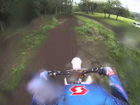 Husqvarna 250 2 Stroke Test Ride + Crash