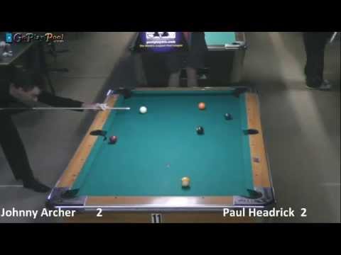 Johnny Archer vs Paul Headrick Sidepocket Open