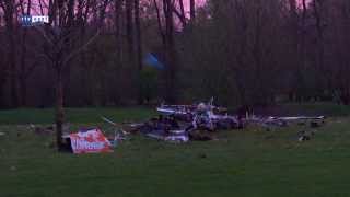 preview picture of video 'Eerste beelden locatie vliegtuigcrash Bussloo (gemeente Voorst)'
