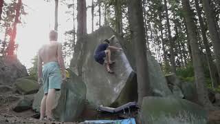 Video thumbnail of Kancik, 7C. Kamienna Góra