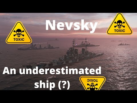 World of warships - Nevsky a toxic not so light cruiser
