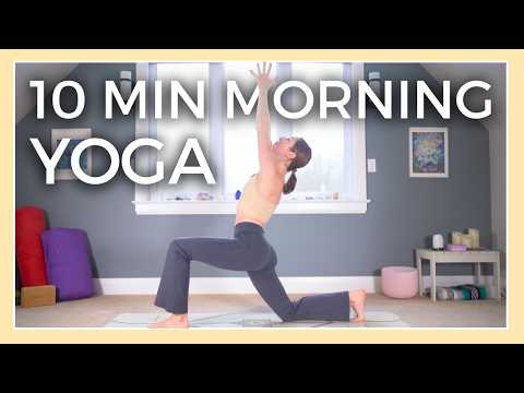 10 Min Morning Yoga Flow - Wake Up & Get Strong