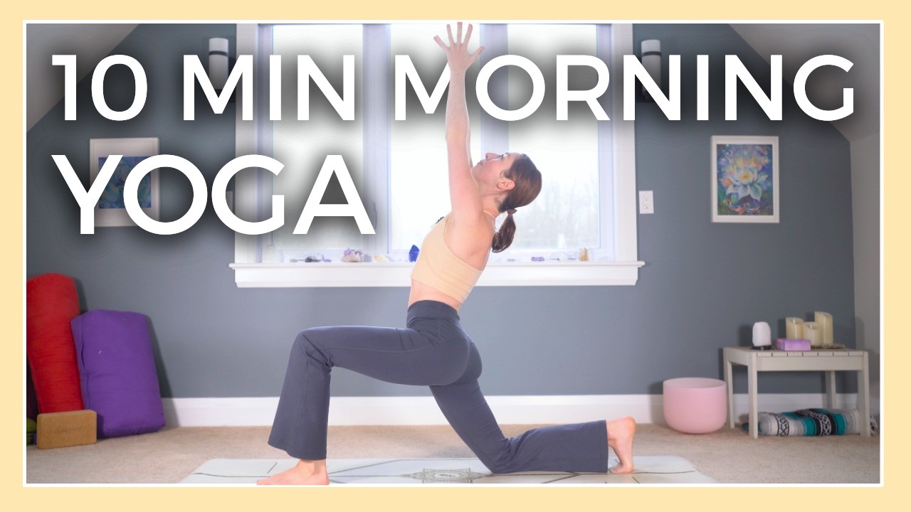 10 Min Morning Yoga Flow - Wake Up & Get Strong