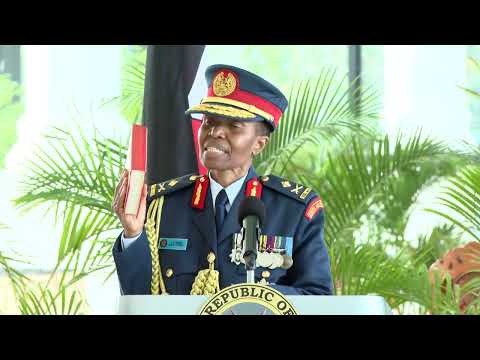 Kenya's First Female Air Force Commander takes oath of office