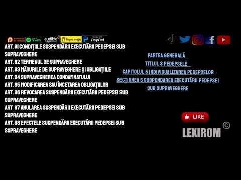 Art  91   Art  98 SUSPENDAREA EXECUTĂRII PEDEPSEI SUB SUPRAVEHERE CODUL PENAL ACTUALIZAT