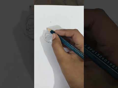 drawing of goku while screaming