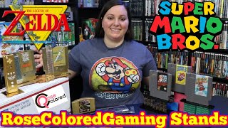 More Display Stands in the Game Room! Nintendo Stands From ROSE COLORED GAMING!