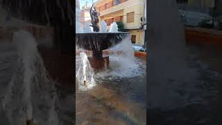 La fuente de la calle Ricardo de la Vega de Getafe