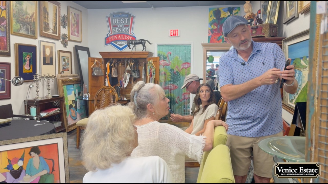 Art Training With Dan At Venice Estate Gallery In Venice Florida