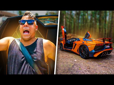 Reação do Renato garcia na AVENTADOR SV