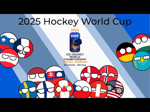Countryballs Hockey Marble Race | 2025 IIHF World Championship