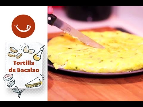 Tortilla de bacalao, receta paso a paso