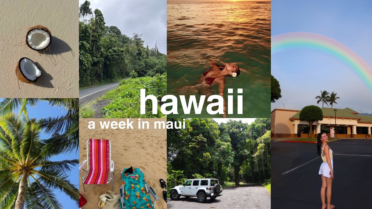 a week in HAWAII (maui vlog) | dream trip, Road to Hana + engaged in paradise