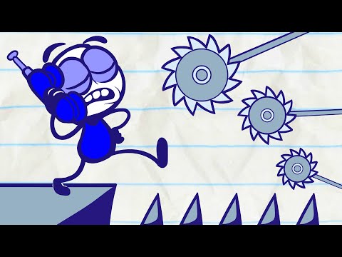 Pencilmate's Obstacle Run! | Animated Cartoons Characters | Animated Short Films | Pencilmation