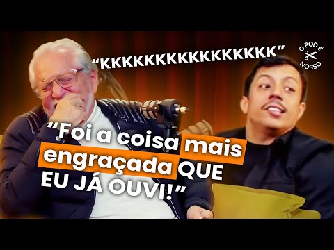 CARLOS ALBERTO CHORA DE RIR COM HISTÓRIA DE RENATO ALBANI