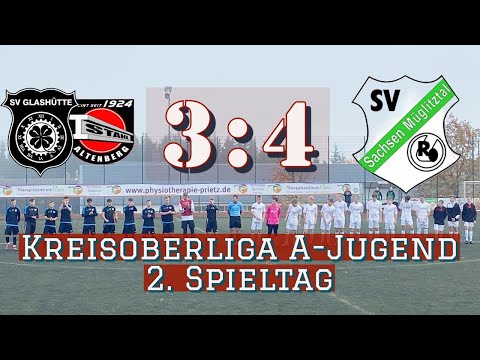 SpG SV Glashütte / Stahl Altenberg vs. SV Sachsen Müglitztal 🔥A-Jugend Kreisoberliga 🖤🤍 15.10.22