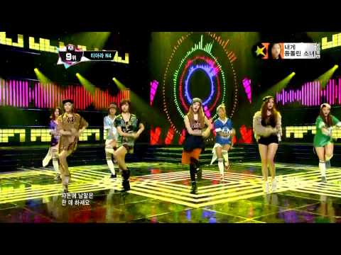 [130523] T-ARA N4 (티아라 N4) ft. TaeWoon (태운) & SPEED (스피드) - Jeon Won Diary (전원일기) @ MNet MCountdown