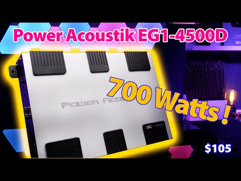 Power Acoustik EG1-4500D Monoblock Amplifier - Amp Dyno Clean 730 Watts for $104!!!!!