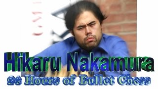 ★ Bullet Chess! ★ Hikaru Nakamura   💥 24 Hour Video / 3186 Bullet Rating ★ Chess com
