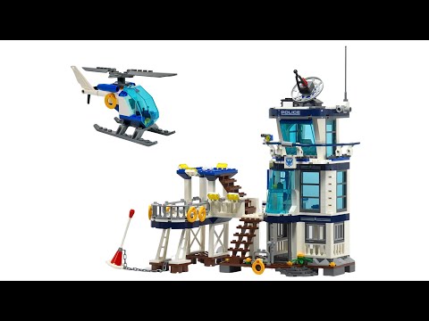 LEGO City Police Station & Helicopter - LEGO Speed Build | Unofficial