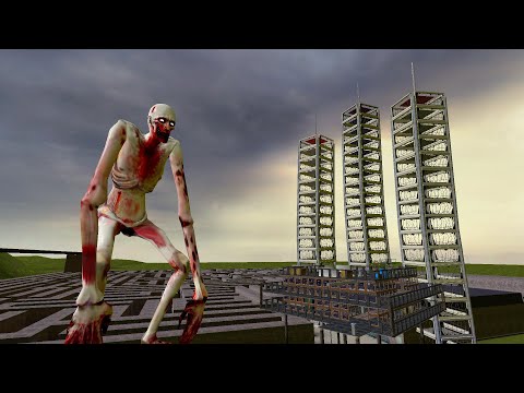 Scary SCP-096 vs Towers In Garry's Mod! part 6