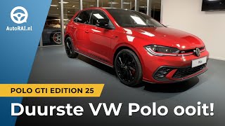 De DUURSTE Volkswagen Polo ter wereld: VW Polo GTI Edition 25 - WALKAROUND - AutoRAI TV