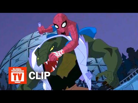 The Spectacular Spider-Man (2008) - Spider-Man vs. the Lizard Scene (S1E3)