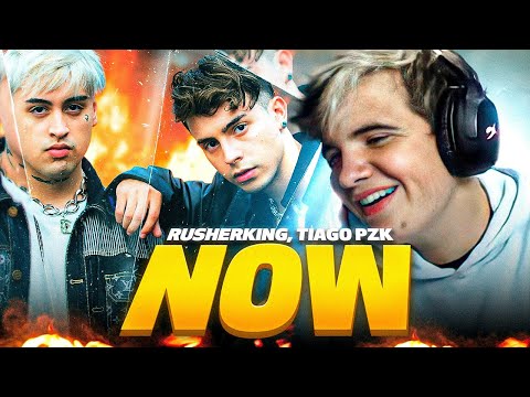 Reacciono Rusherking, Tiago PZK - NOW (Official Video)