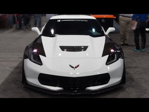 Anderson Composites Body Parts at SEMA - Carbon Fiber C7 Z06