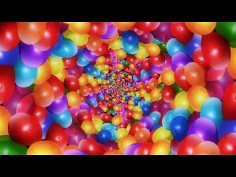 Club Visuals 901 - Balloons rotating motion background
