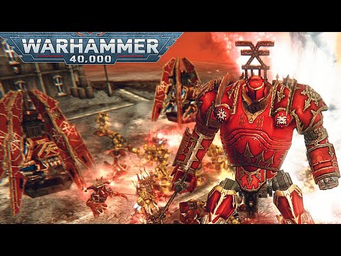 Legion of Khorne vs Imperial Fists! - Unification Mod, Warhammer 40K: Dawn of War: Soulstorm