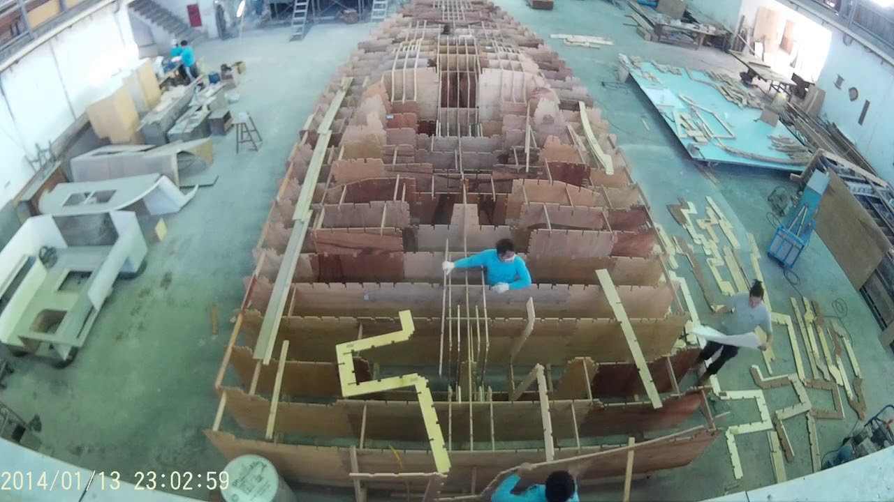 Процесс строительства Hylas H57 (ч.2)