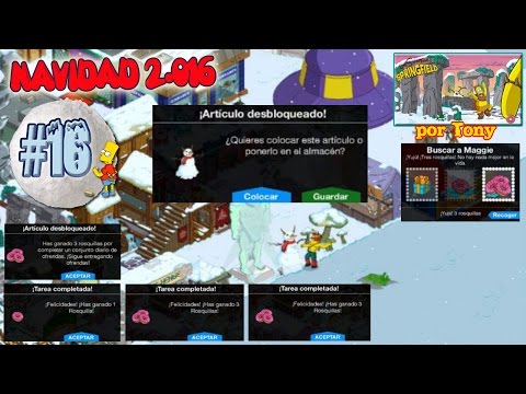 Los Simpson Springfield "Navidad'16: Cap. 16 - Muñeco diablo y 13 rosquillas" por Tony