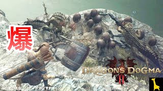【ドラゴンズドグマ2】実況#2 火薬樽の投げ方がわからなくて大事故 Dragon's Dogma 2 PC Steam