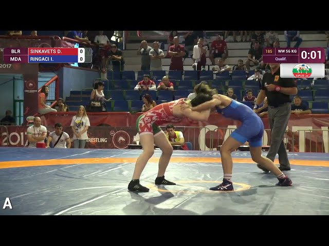 245 | 185 | Cadets WW 56kg | Qualif. | SINKAVETS Darya (BLR) | RINGACI Irina (MDA)