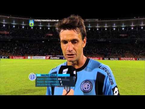 Obolo: "Hacer más goles". Belgrano 1 - Crucero 0. Fecha 10. Primera División 2015. FPT.