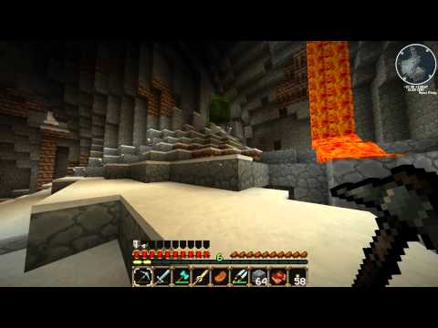 Minecraft: Tri-Mountain Survival Ep.7: Cave Exploring