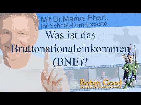 Was ist das Bruttonationaleinkommen (BNE)?