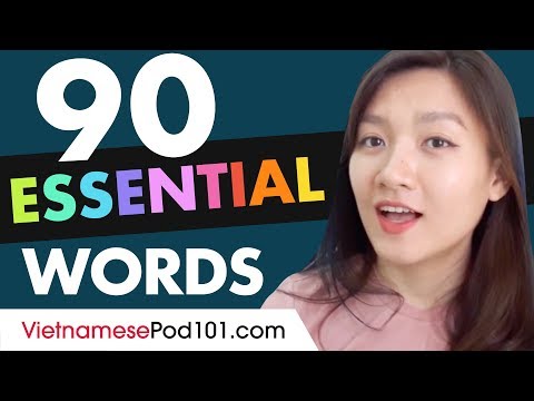 90 Vietnamese Words You'll Hear in Conversations!