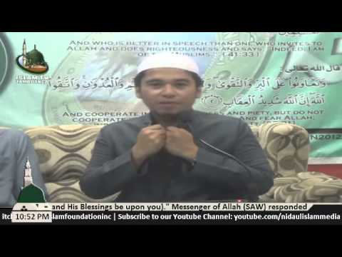 Pangamdusi pa Allahu Taala, lecture by Sheikh Salmann Muhaimin Sakili (Tausug)