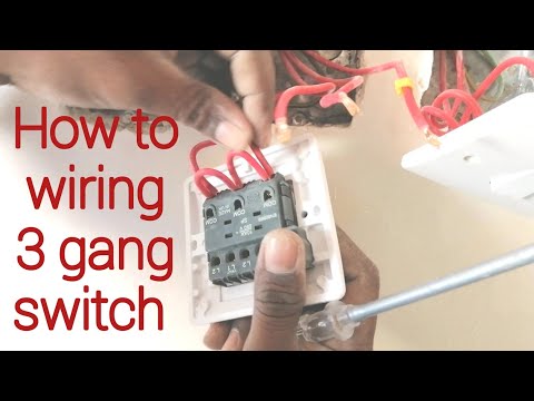 How to wiring 3 gang switch | 3 Gang Switch Installation