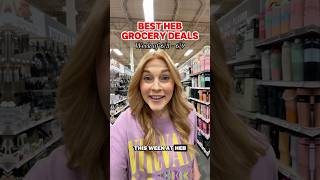 The best deals this week at HEB to save money on groceries! #heb #couponing #deals #savingmoney